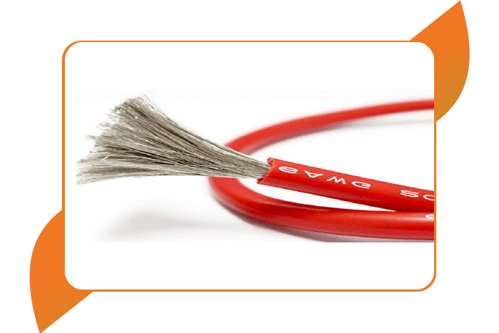 سیم سیلیکونی قلع اندود​