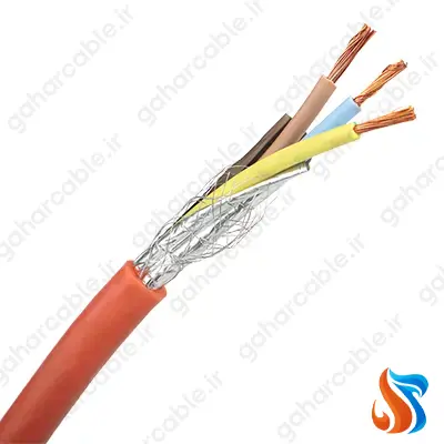 کابل سیلیکونی نسوز فویل و شیلد