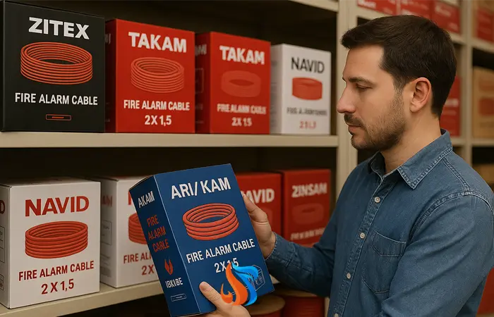 برندهای مطرح کابل اعلام حریق در ایران